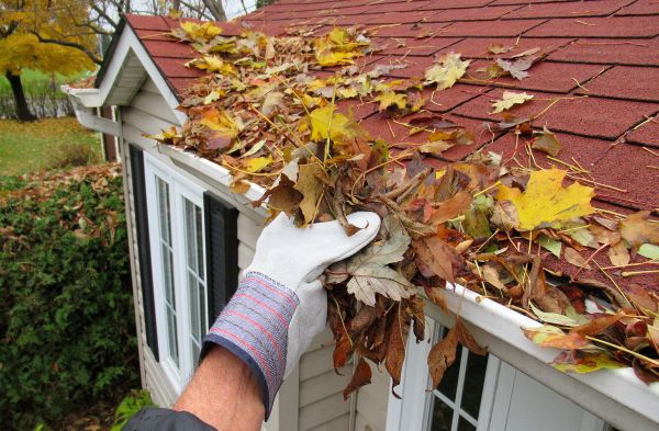 Blocked Gutter Cleaning